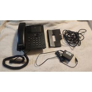 Polycom VVX 350 Black IP Display Speakerphone